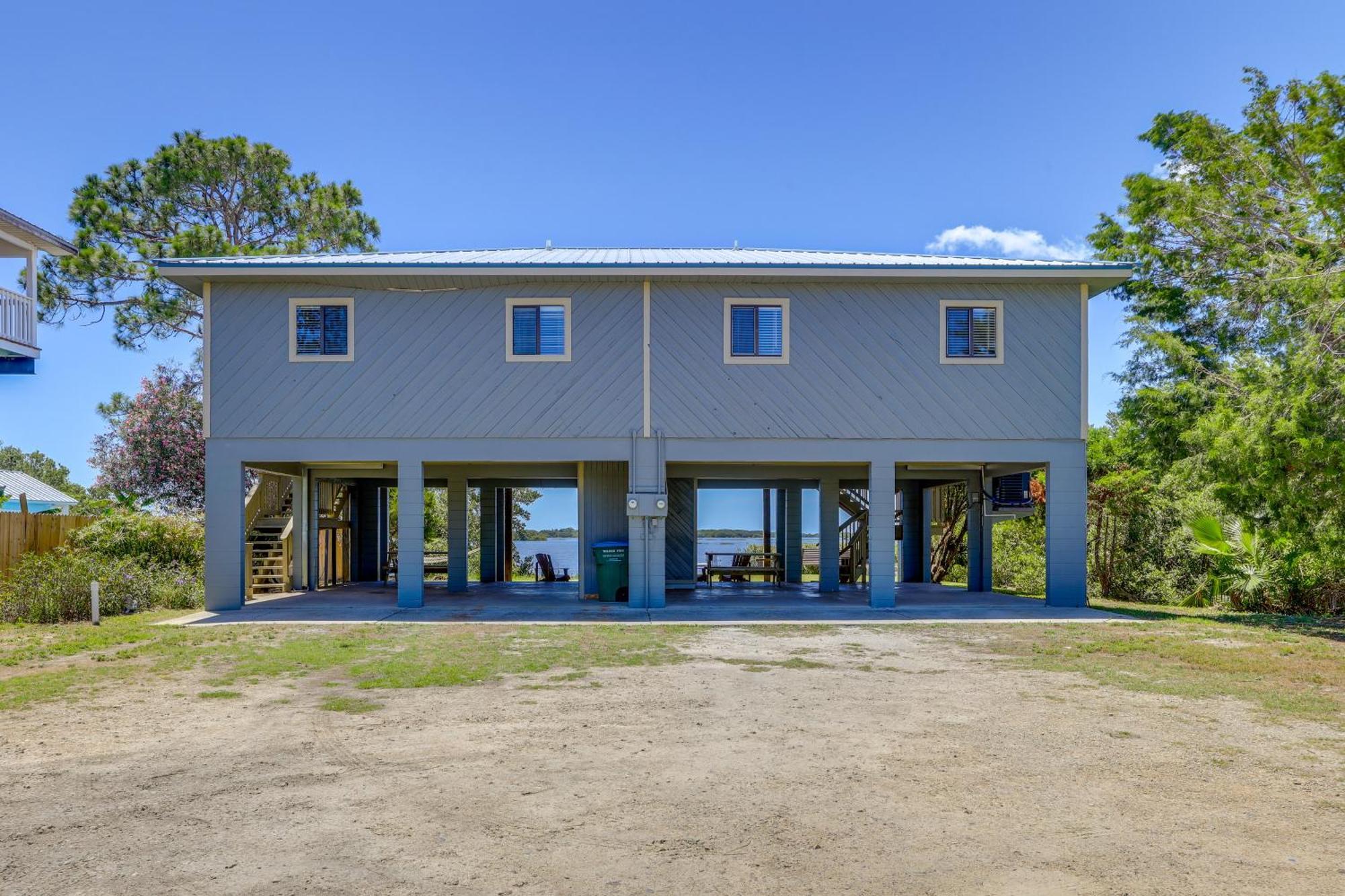 Waterfront Cedar Key Duplex Home Grill And Dock! Eksteriør bilde